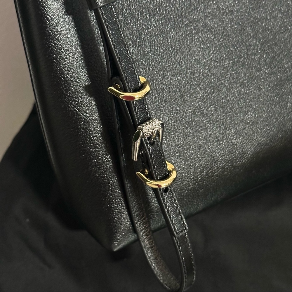 New GIVENCHY Voyou Leather Pouch - Black - Picture 9 of 11